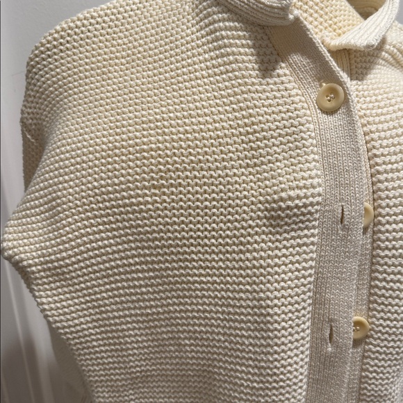 Alex Mill Nico Cream Button-Up Cardigan - Picture 5 of 6